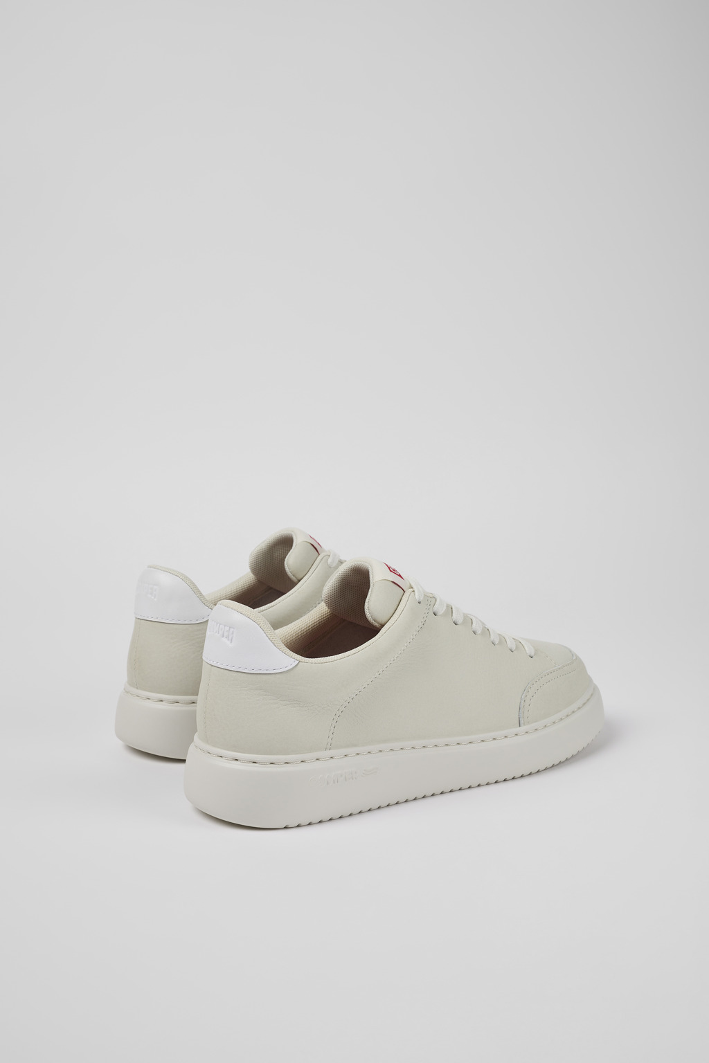Runner K21 White Leather Shoes for Women. - Image 3