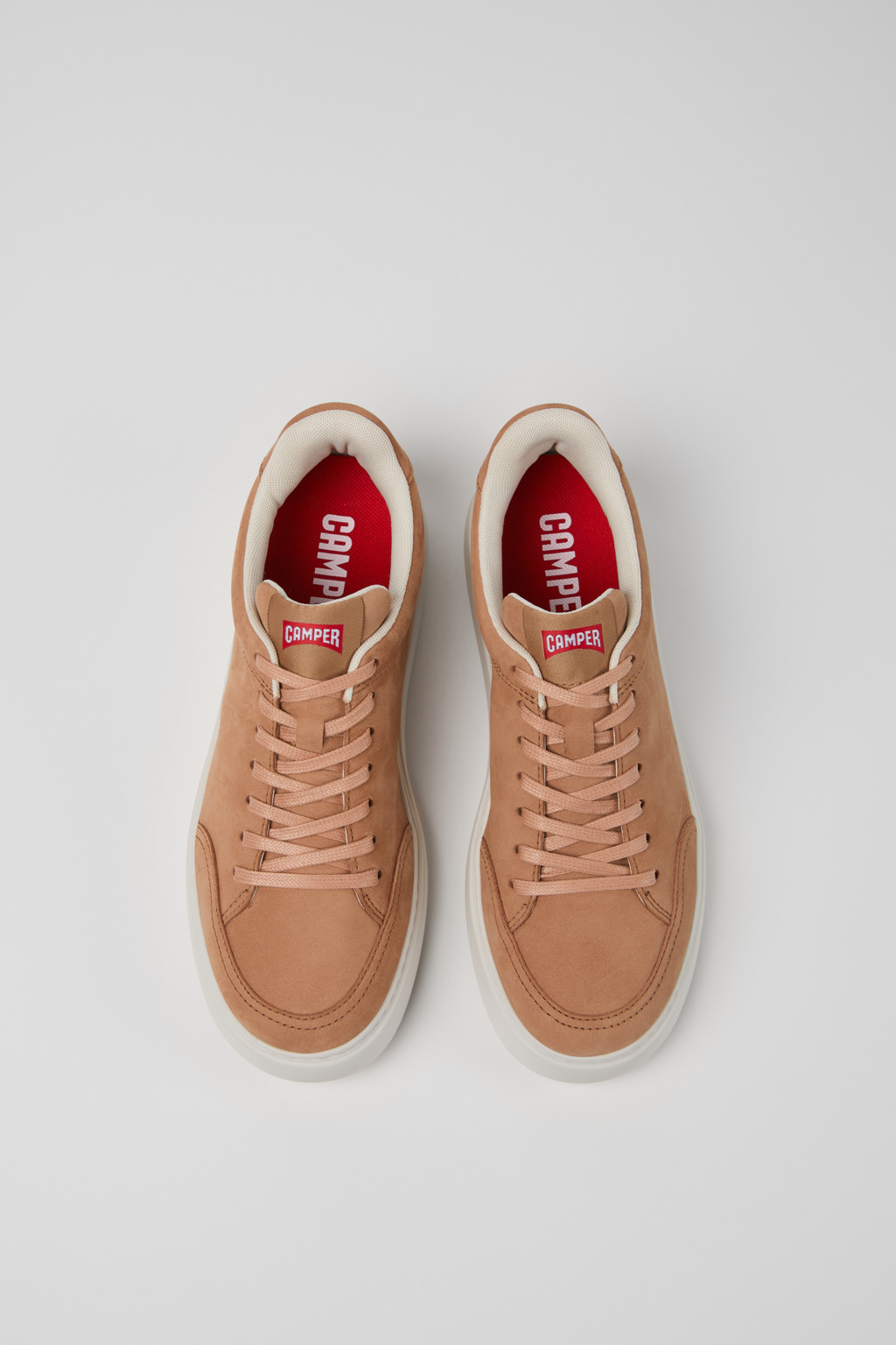 Runner K21 Nude Nubuck Women's Shoe. - Image 4