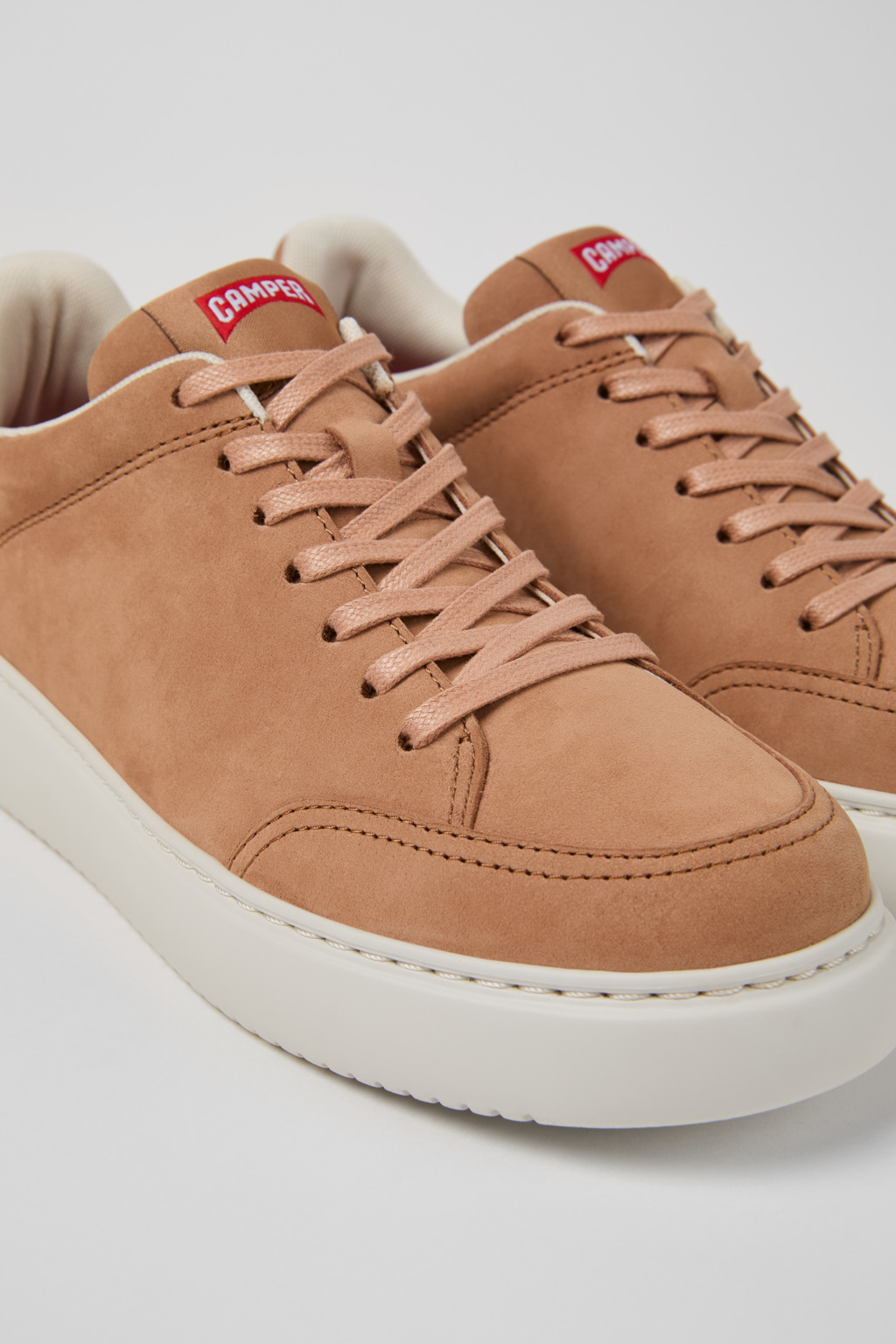 Runner K21 Nude Nubuck Women's Shoe. - Image 6