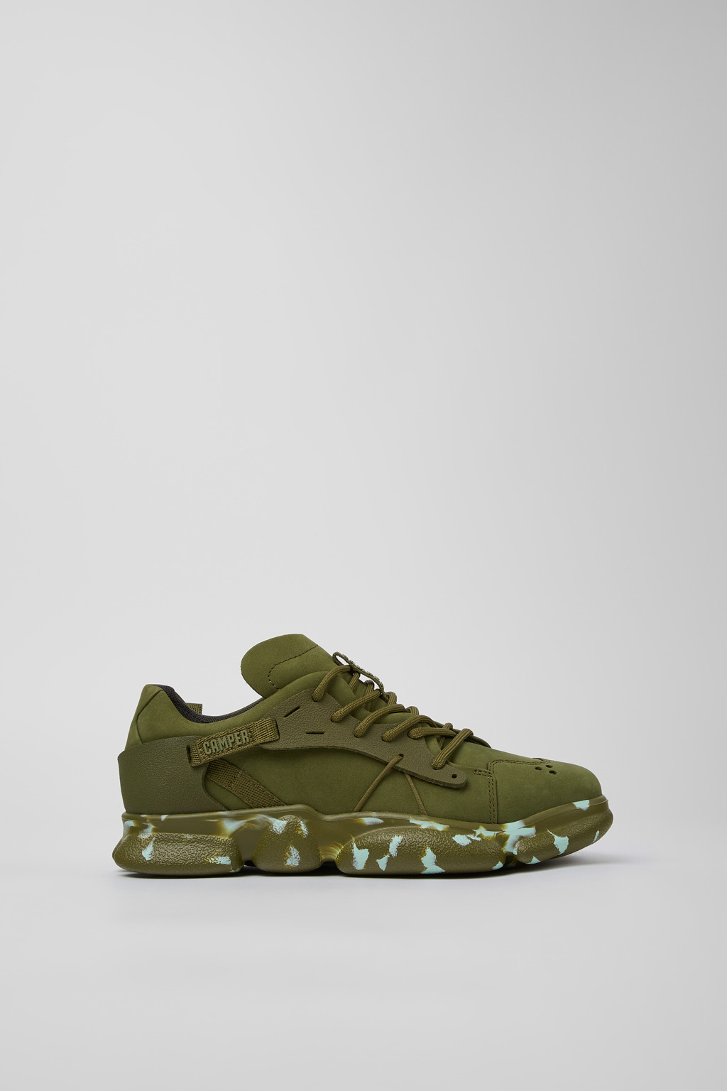 Karst Green Nubuck/Textile Sneaker for Women - Image 2