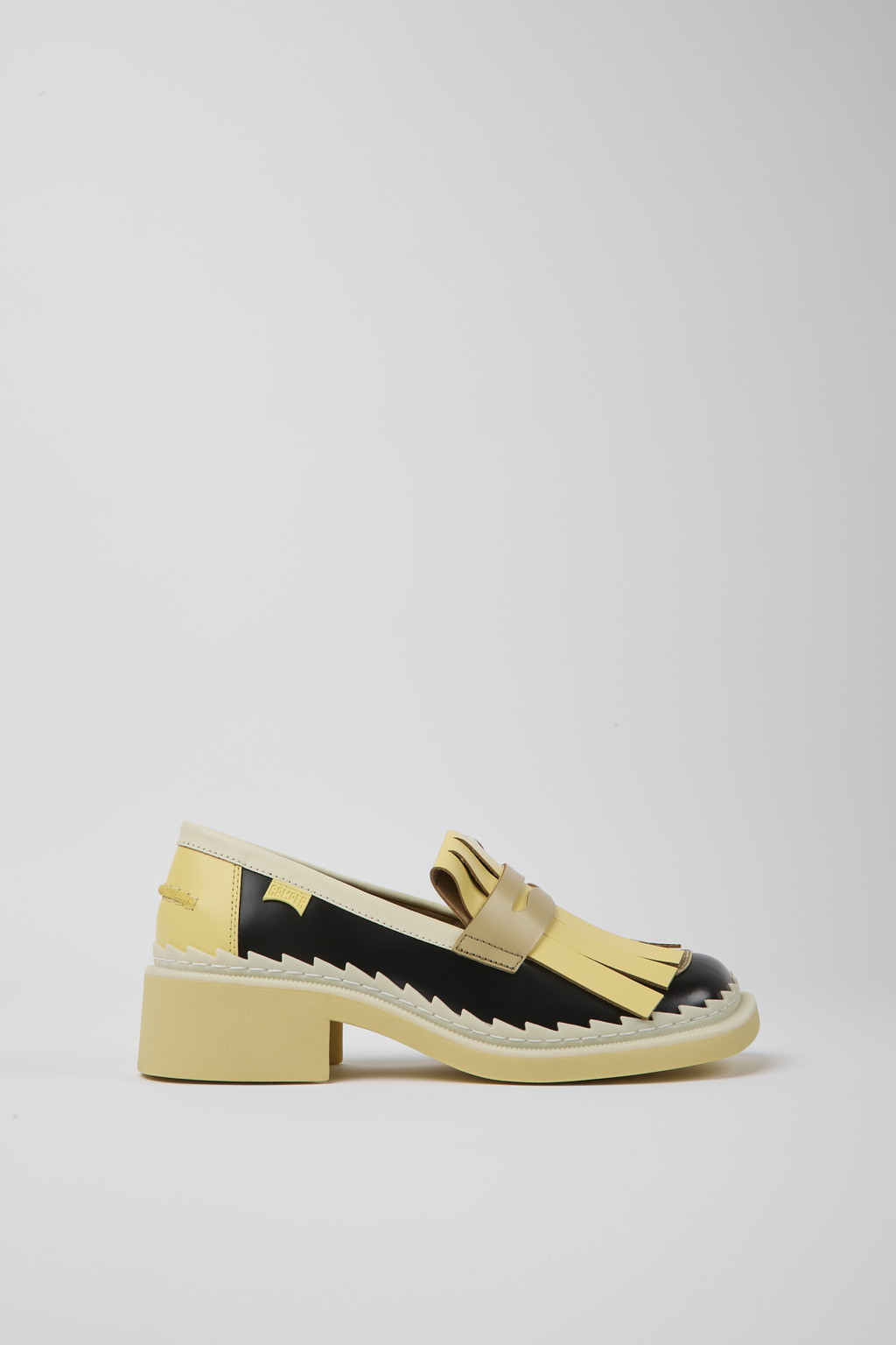 Twins Multicolored leather loafers for women - Image 2