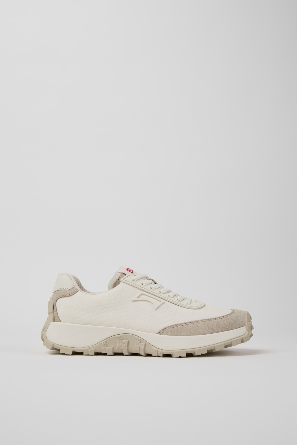 Drift Trail White Textile and Nubuck Leather Sneakers for Women. - Image 2