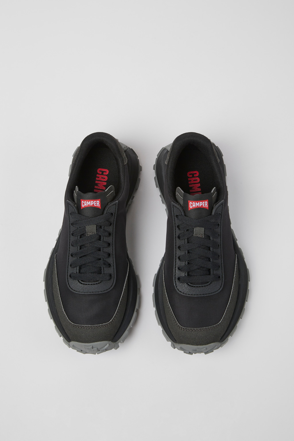 Drift Trail Black textile and nubuck sneakers for women - Image 4
