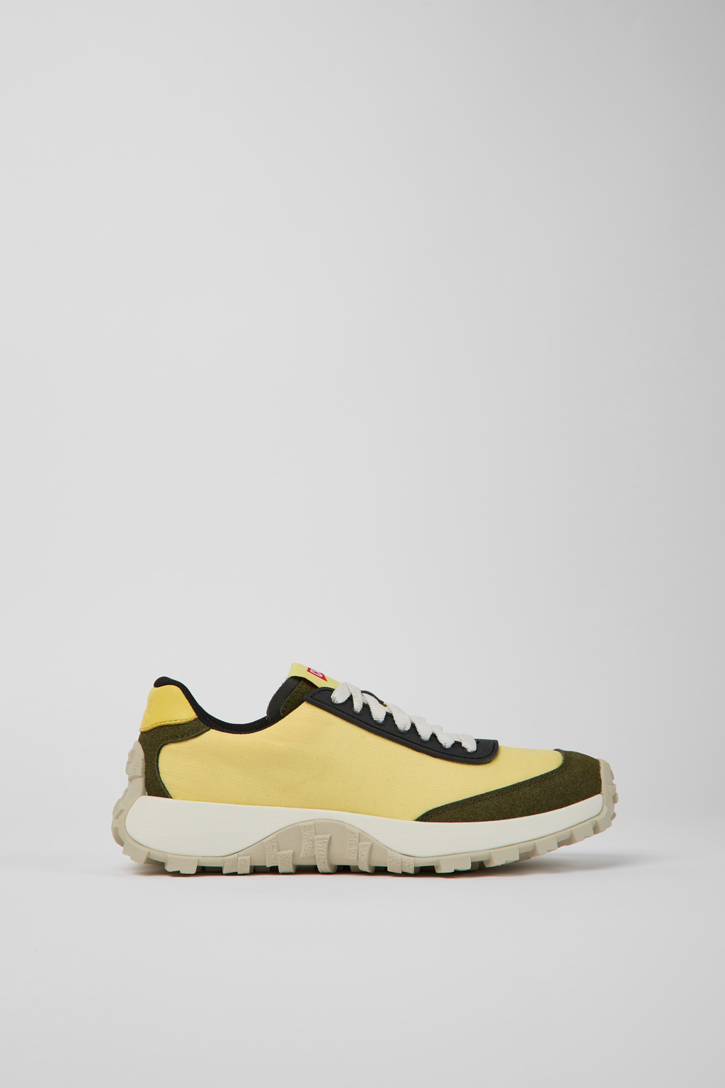Drift Trail Yellow textile and nubuck sneakers for women - Image 2