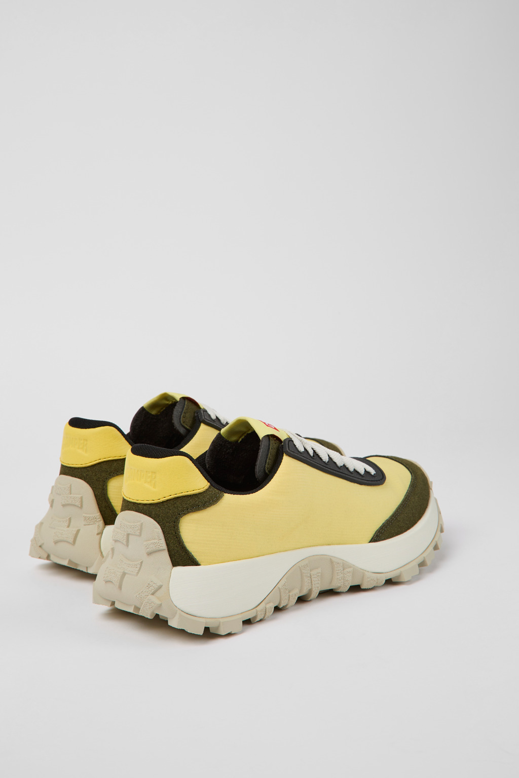Drift Trail Yellow textile and nubuck sneakers for women - Image 3