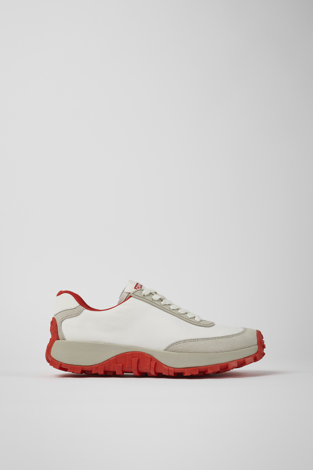 Drift Trail VIBRAM White recycled PET and nubuck sneakers for women - Image 2
