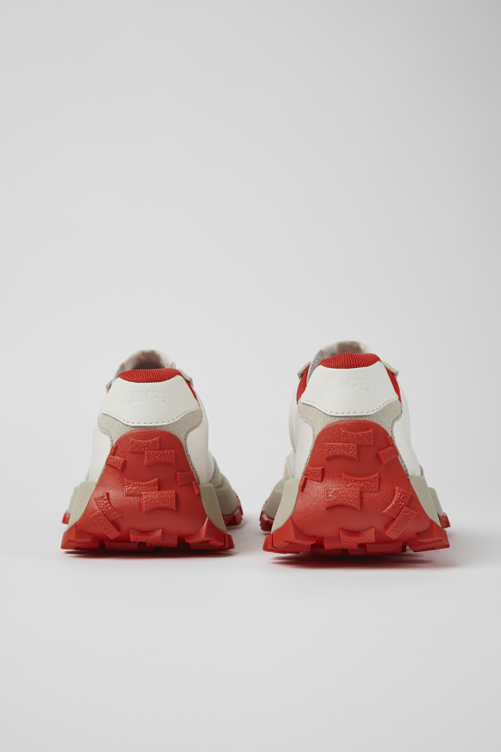 Drift Trail VIBRAM White recycled PET and nubuck sneakers for women - Image 3