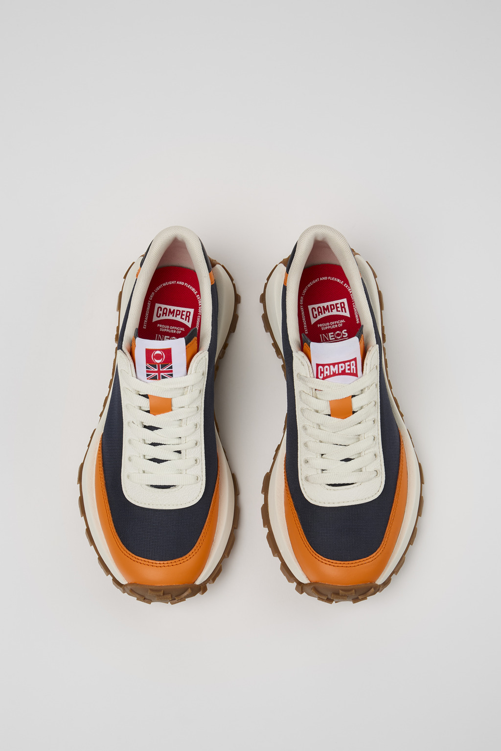 Camper x INEOS Britannia Multicolored Textile/Leather Sneakers for Women - Image 4