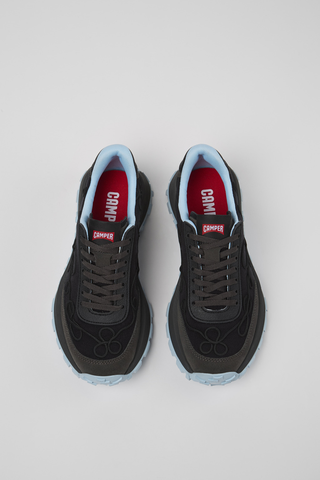 Drift Trail VIBRAM Black textile and nubuck sneakers for women - Image 4