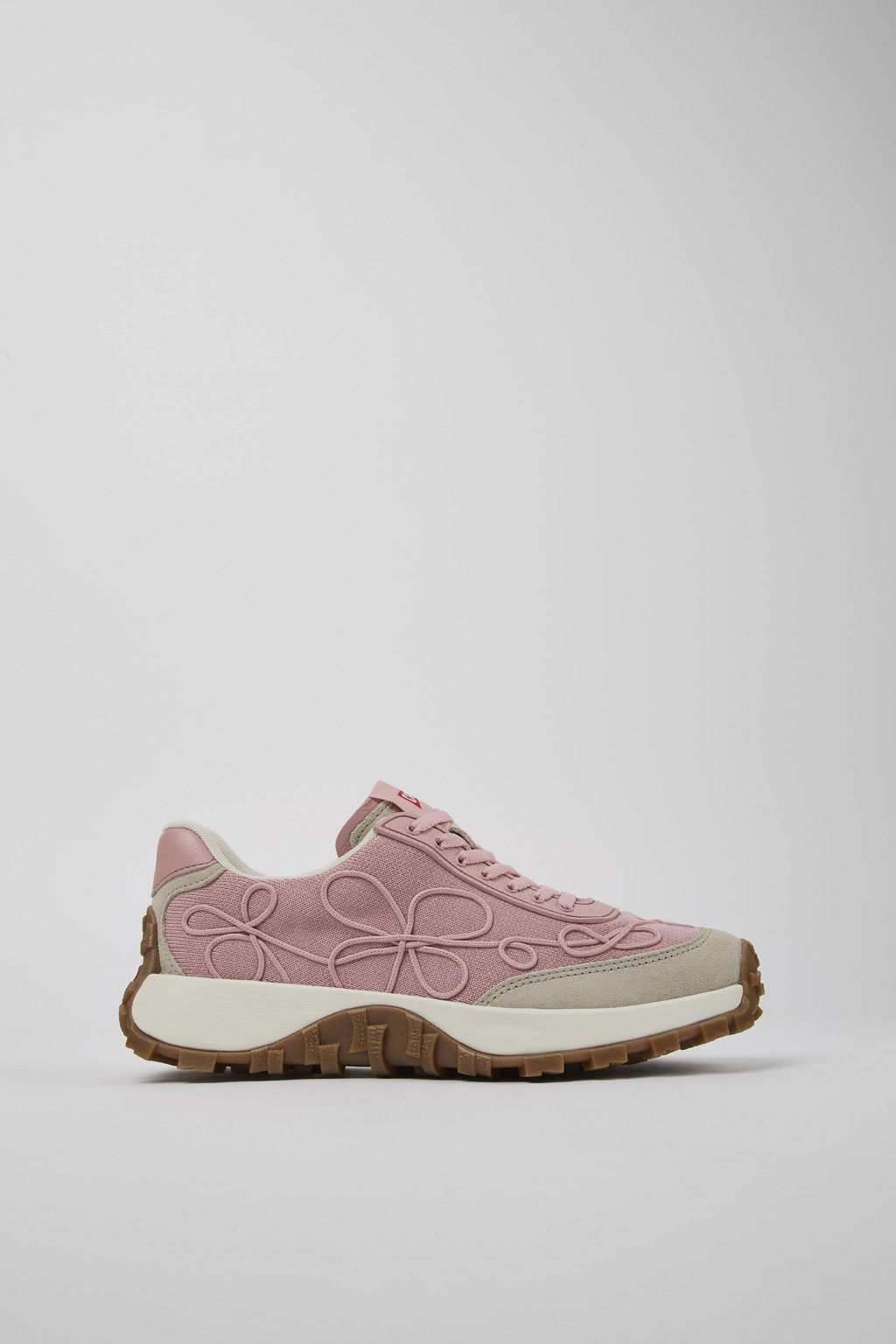 Drift Trail VIBRAM Pink textile and nubuck sneakers for women - Image 2