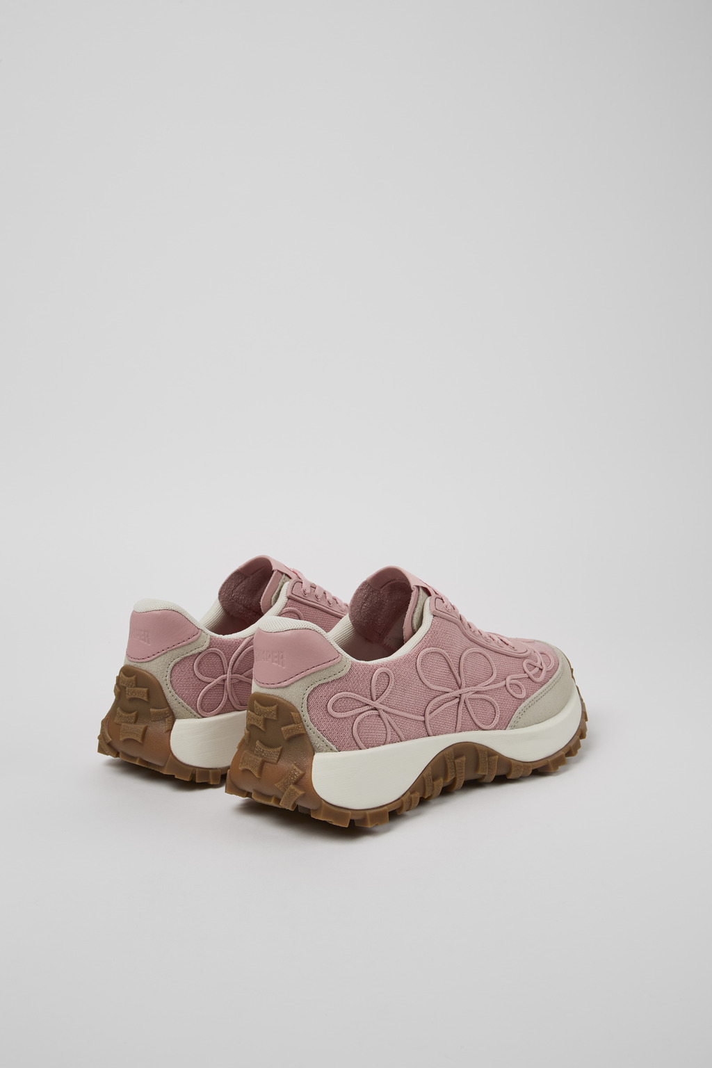 Drift Trail VIBRAM Pink textile and nubuck sneakers for women - Image 3