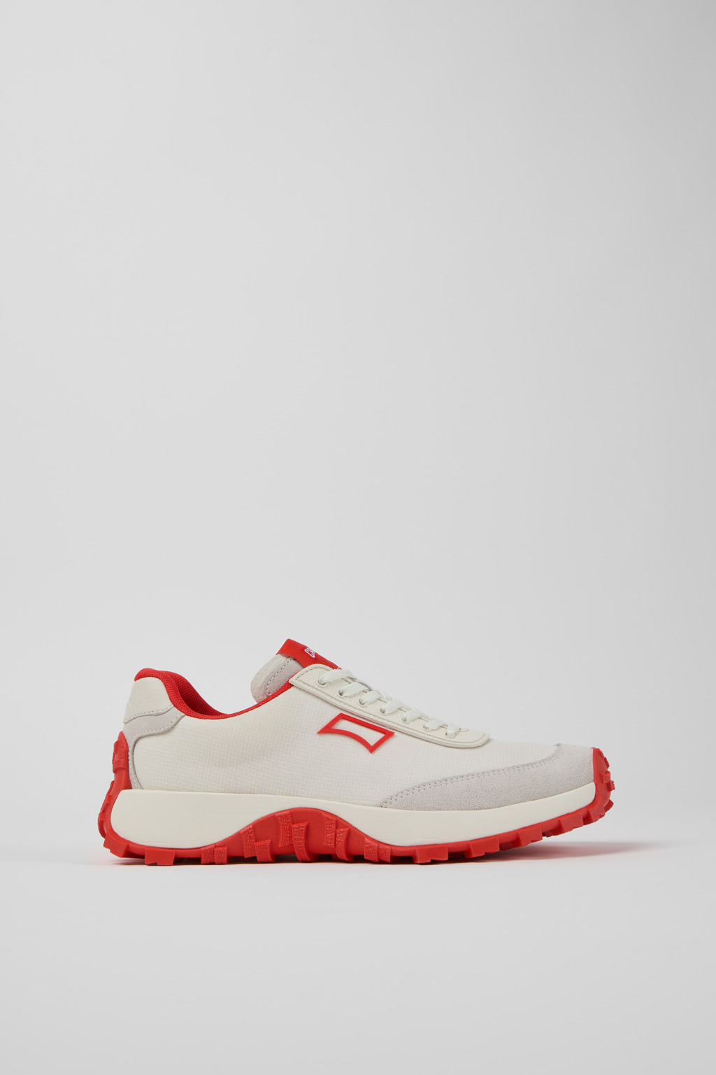Drift Trail VIBRAM White Recycled PET and Nubuck Women's Sneakers. - Image 2