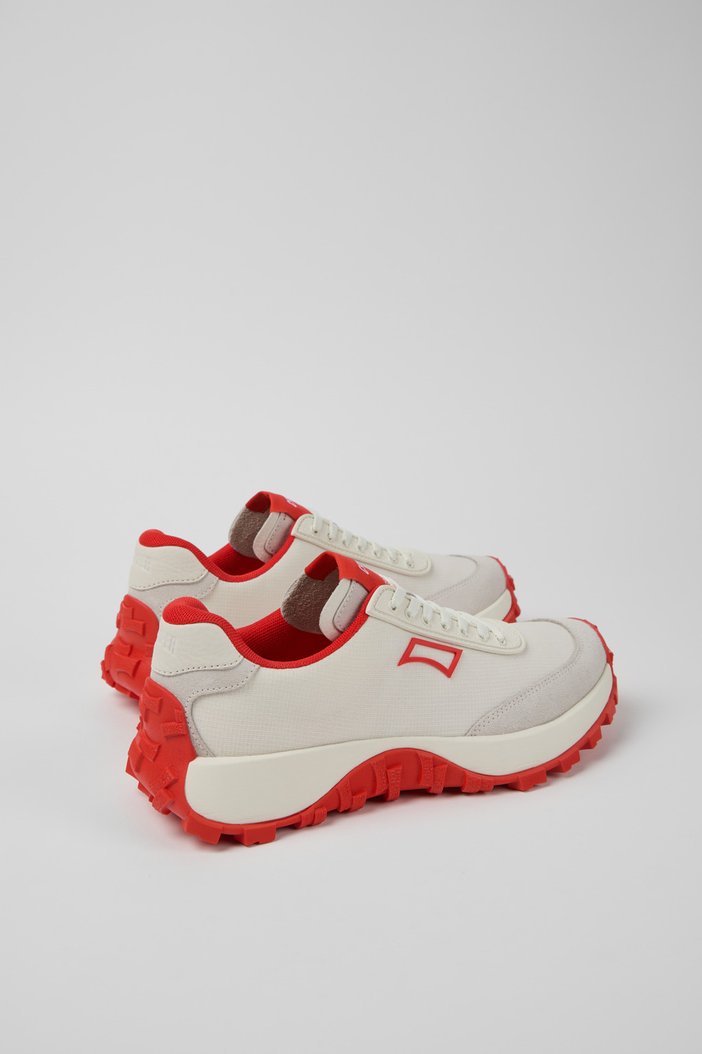 Drift Trail VIBRAM White Recycled PET and Nubuck Women's Sneakers. - Image 3
