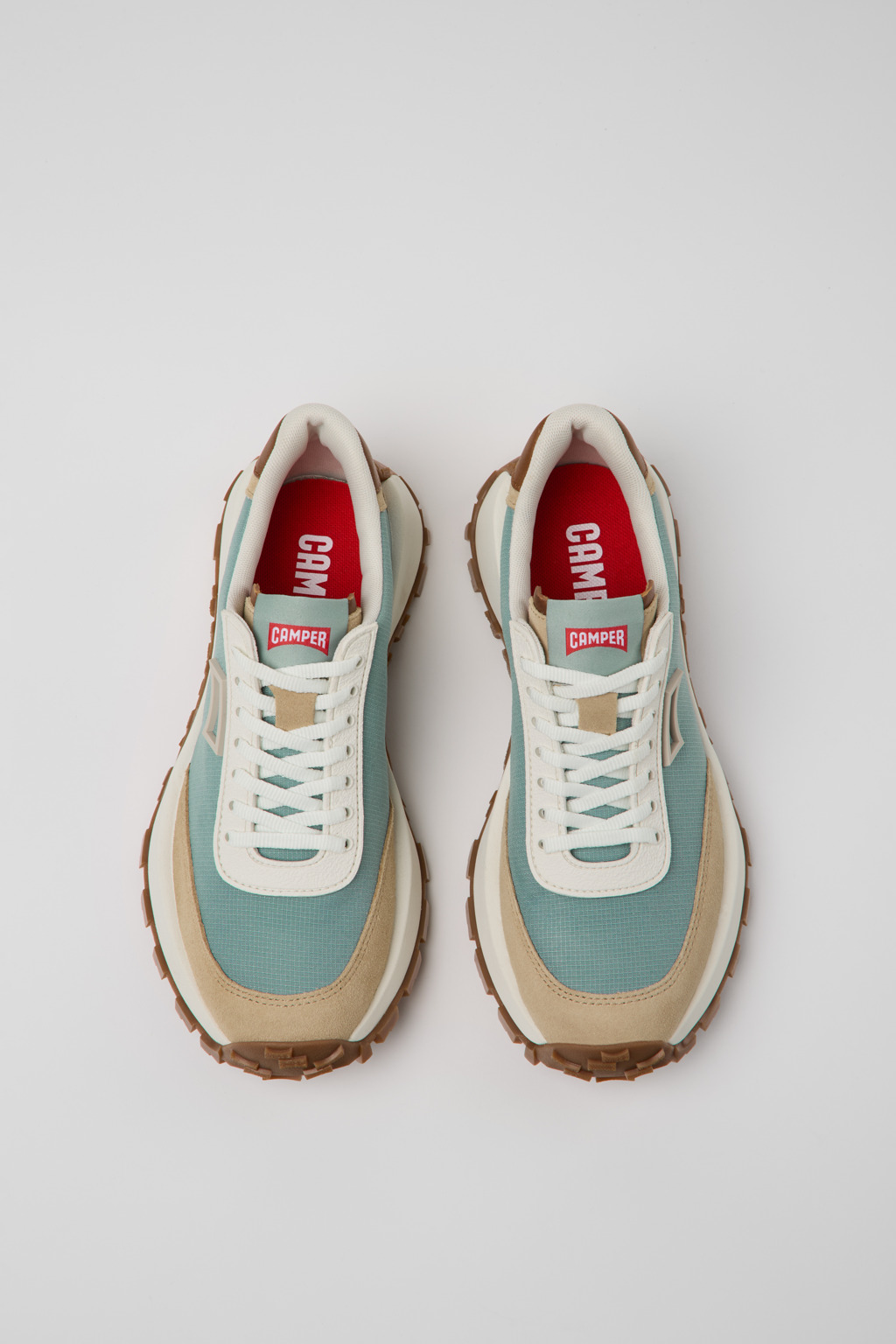 Drift Trail VIBRAM Multicolor Recycled PET and Nubuck Sneakers for Women. - Image 4