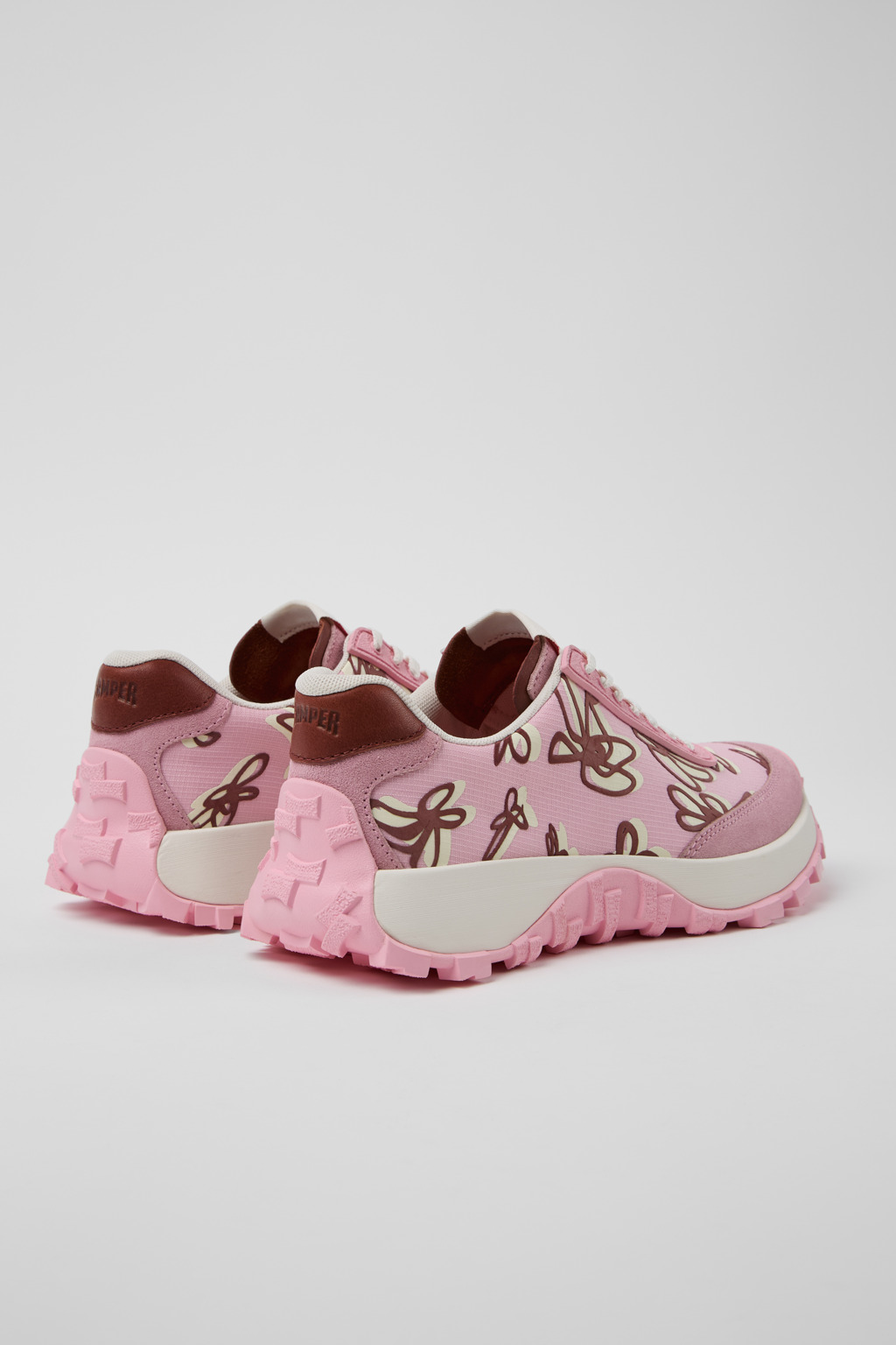 Drift Trail VIBRAM Multicolor Recycled PET and Nubuck Women's Sneakers. - Image 3