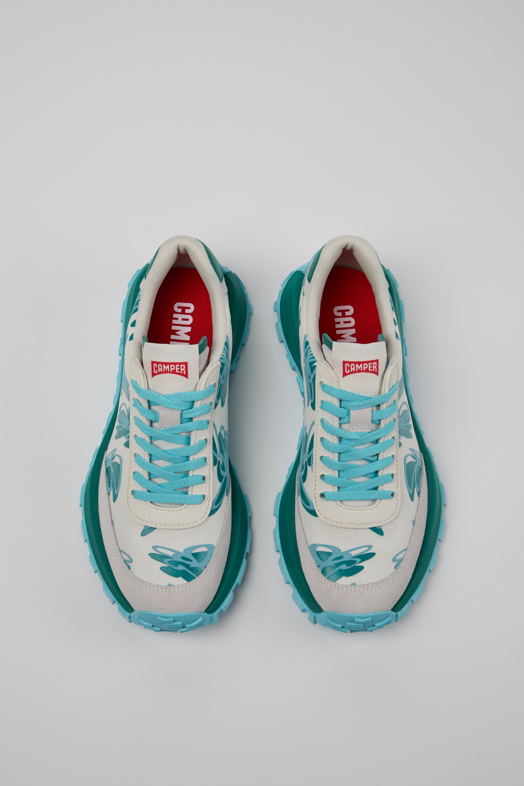 Drift Trail VIBRAM Multicolor Recycled PET and Nubuck Sneakers for Women. - Image 4