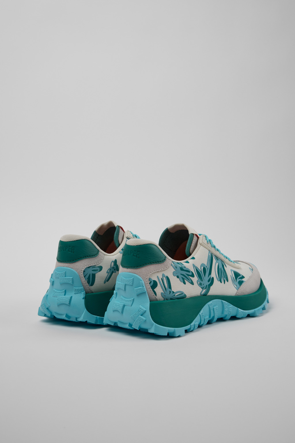 Drift Trail VIBRAM Multicolor Recycled PET and Nubuck Sneakers for Women. - Image 3