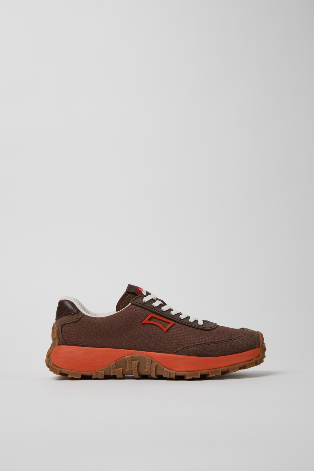 Drift Trail Brown Recycled PET and Leather Sneakers for Women. - Image 3
