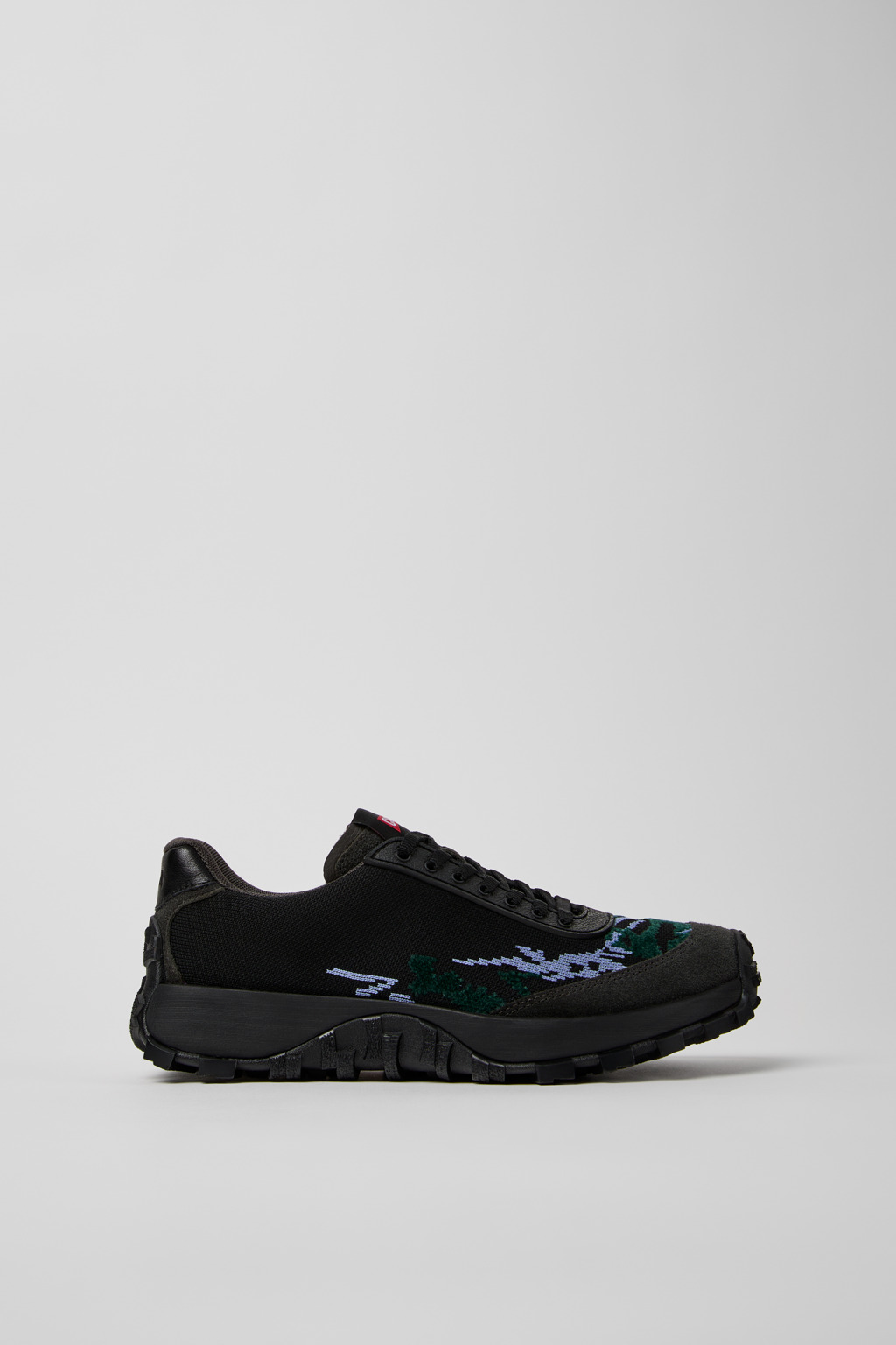 Twins Multicolor Recycled PET and Leather Sneakers for Women. - Image 3