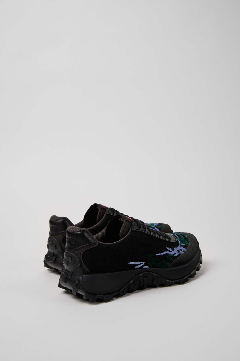 Twins Multicolor Recycled PET and Leather Sneakers for Women. - Image 4