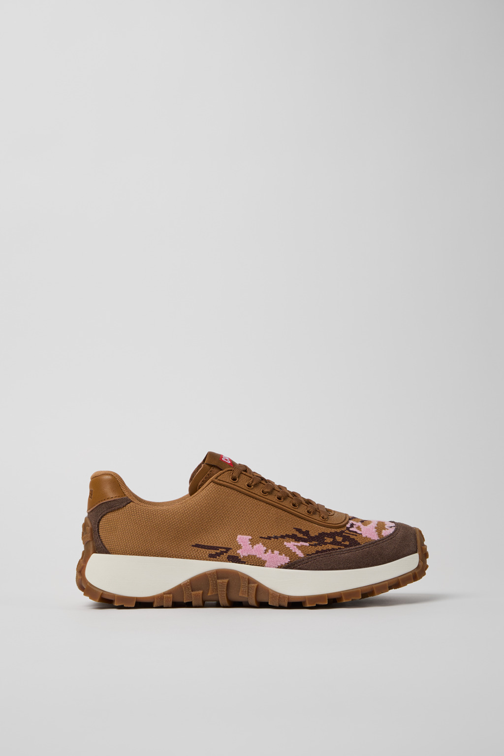 Twins Multicolor Recycled PET and Leather Sneakers for Women. - Image 2