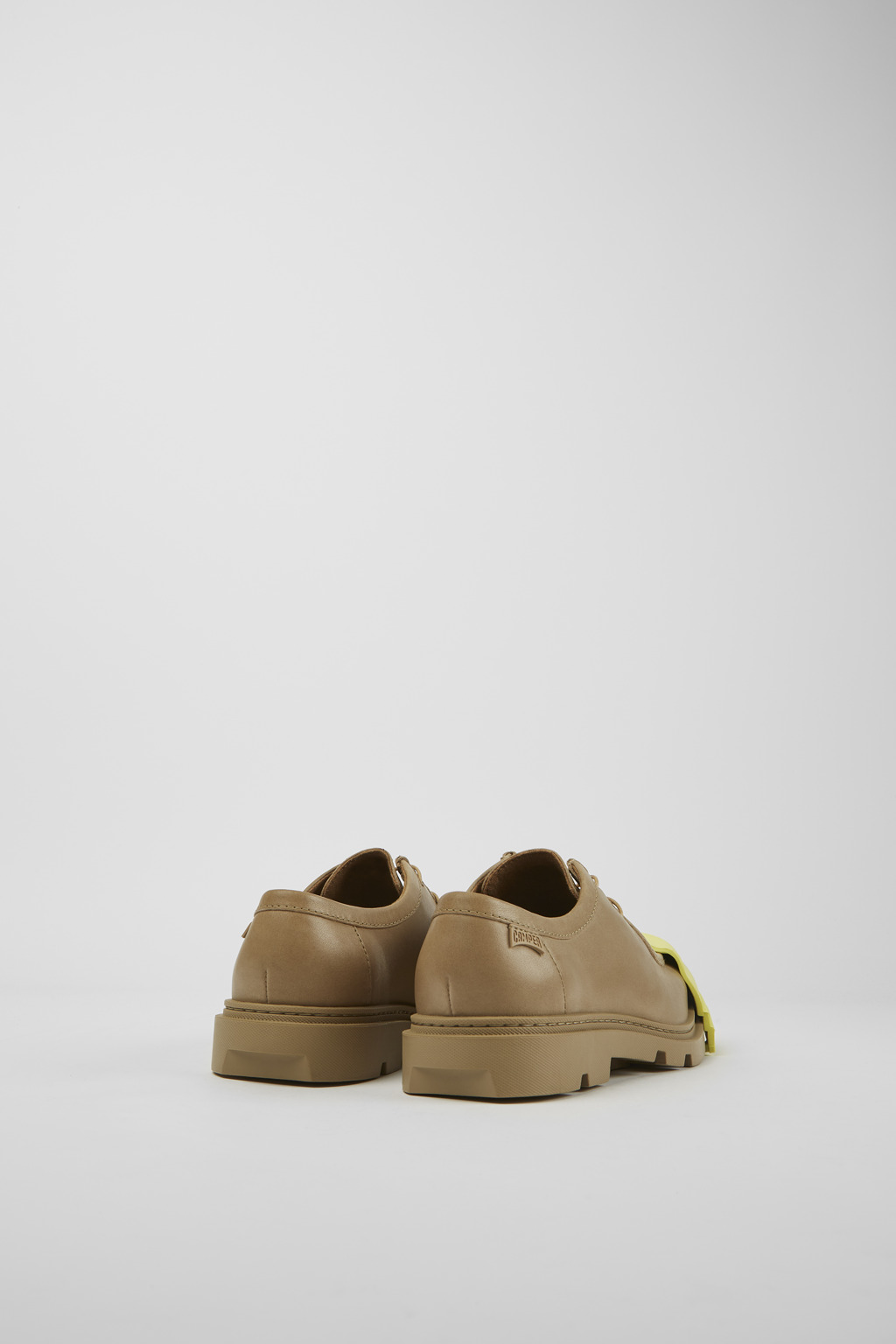 Junction Beige leather shoes for women - Image 3