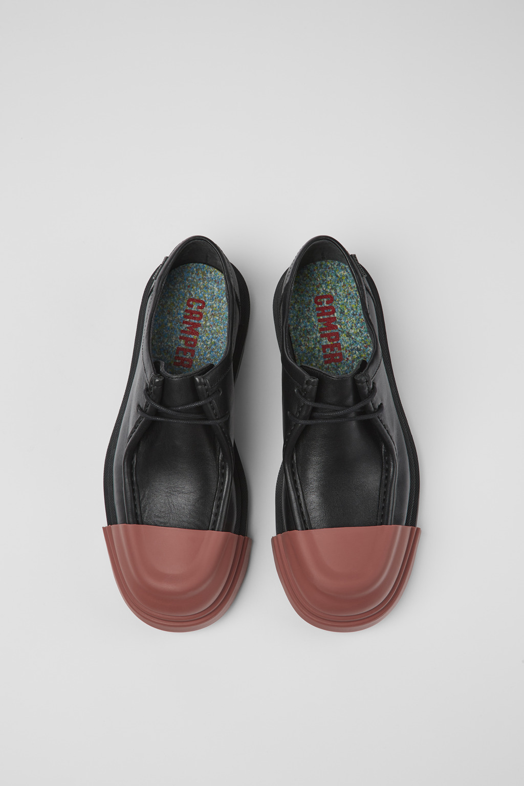 Junction Black Leather Wallabee Shoe for Women - Image 4