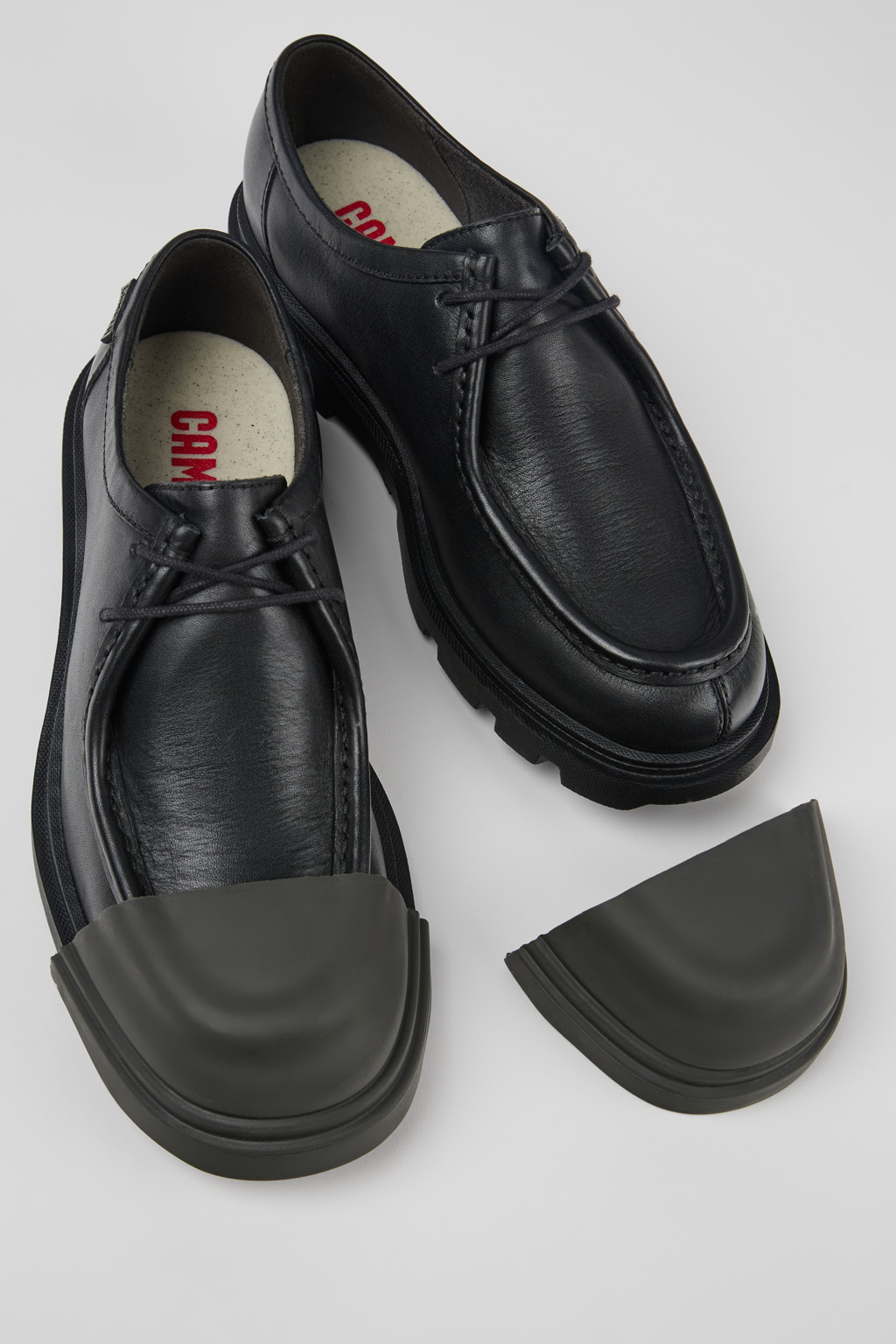 Junction Black Leather Women's Shoe. - Image 6