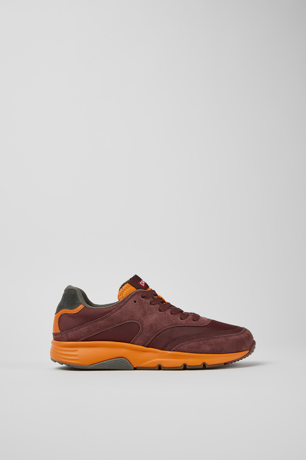 Drift Burgundy and orange textile and nubuck sneakers for women - Image 2