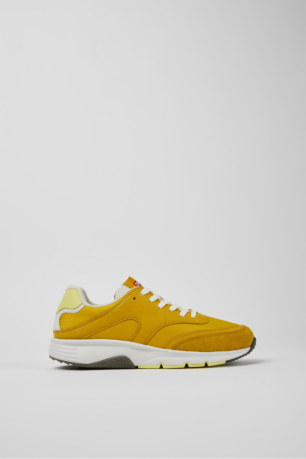 Drift Yellow textile and leather sneakers for women - Image 2