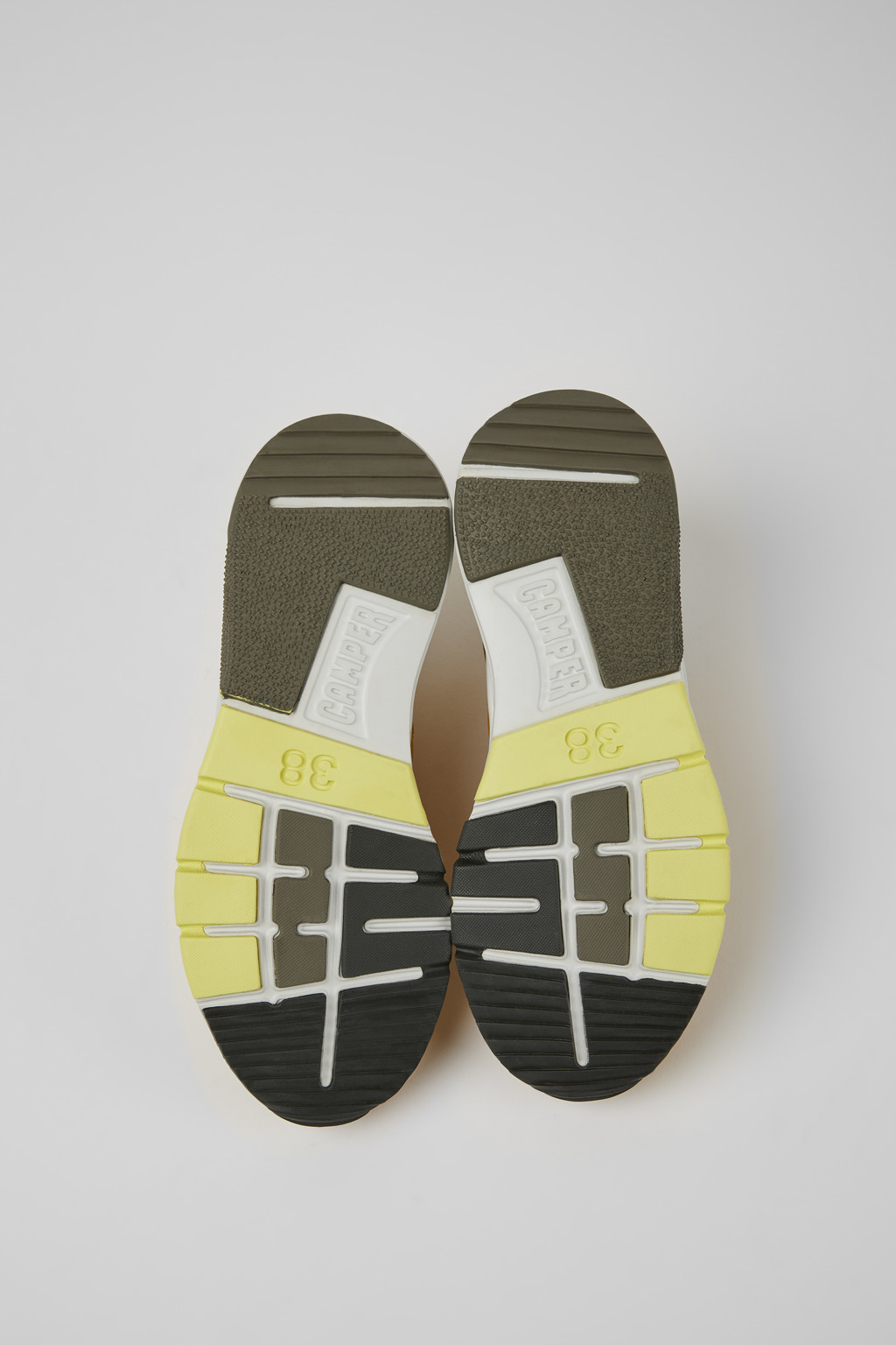 Drift Yellow textile and leather sneakers for women - Image 5