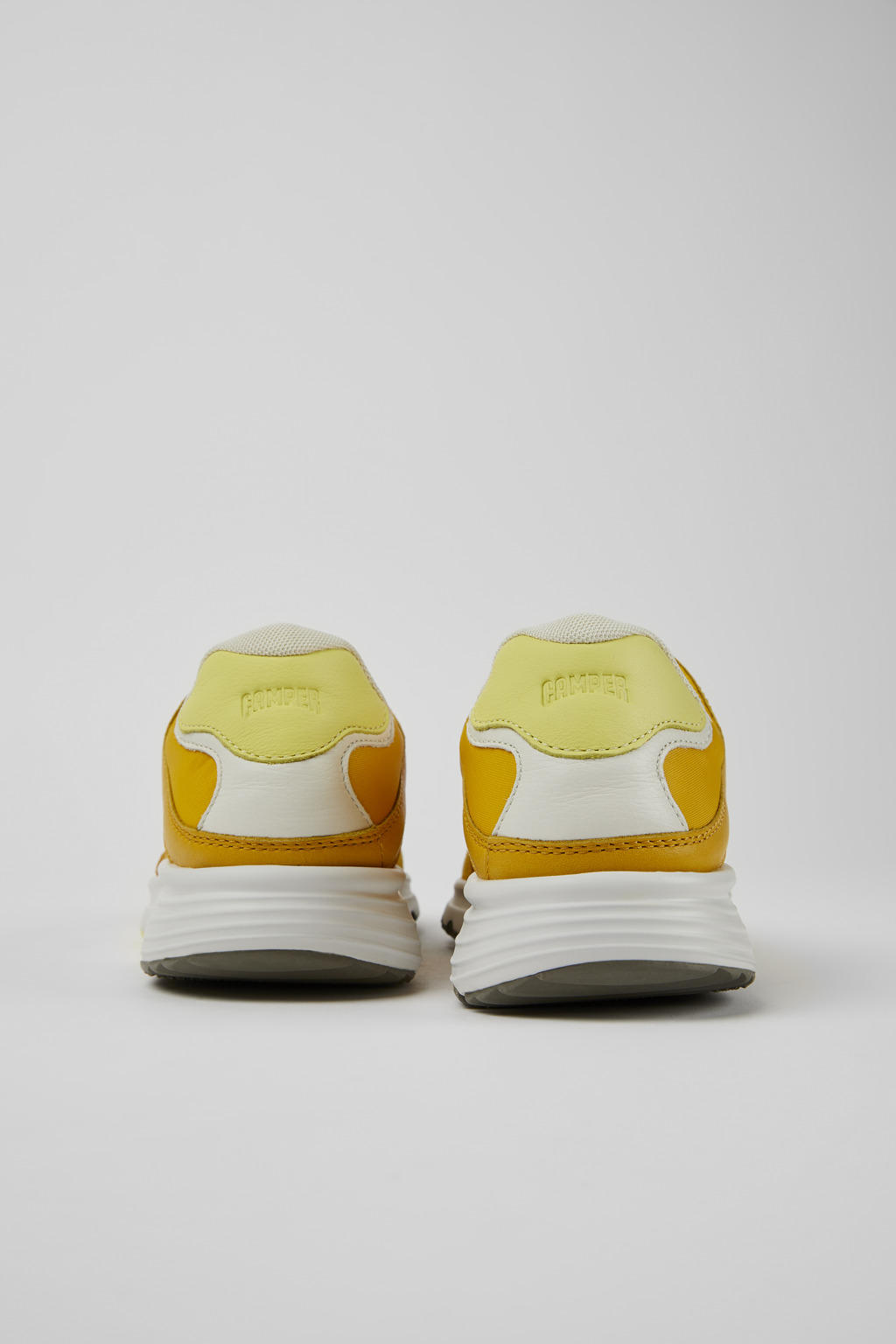Drift Yellow textile and leather sneakers for women - Image 3