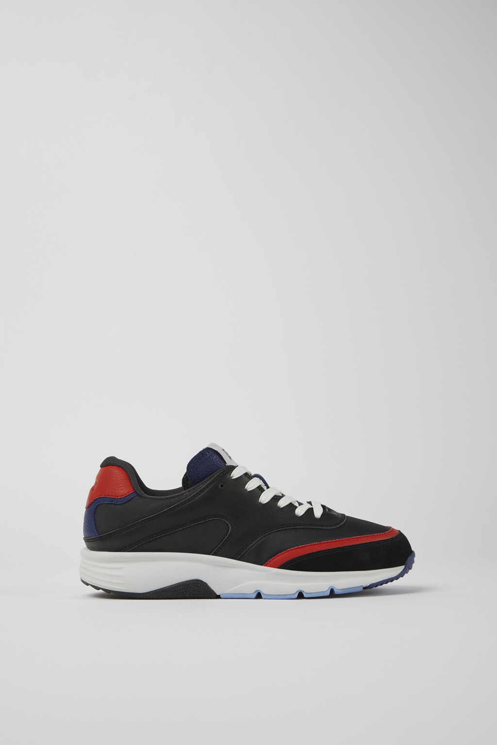 Drift Black and red textile and leather sneakers for women - Image 2