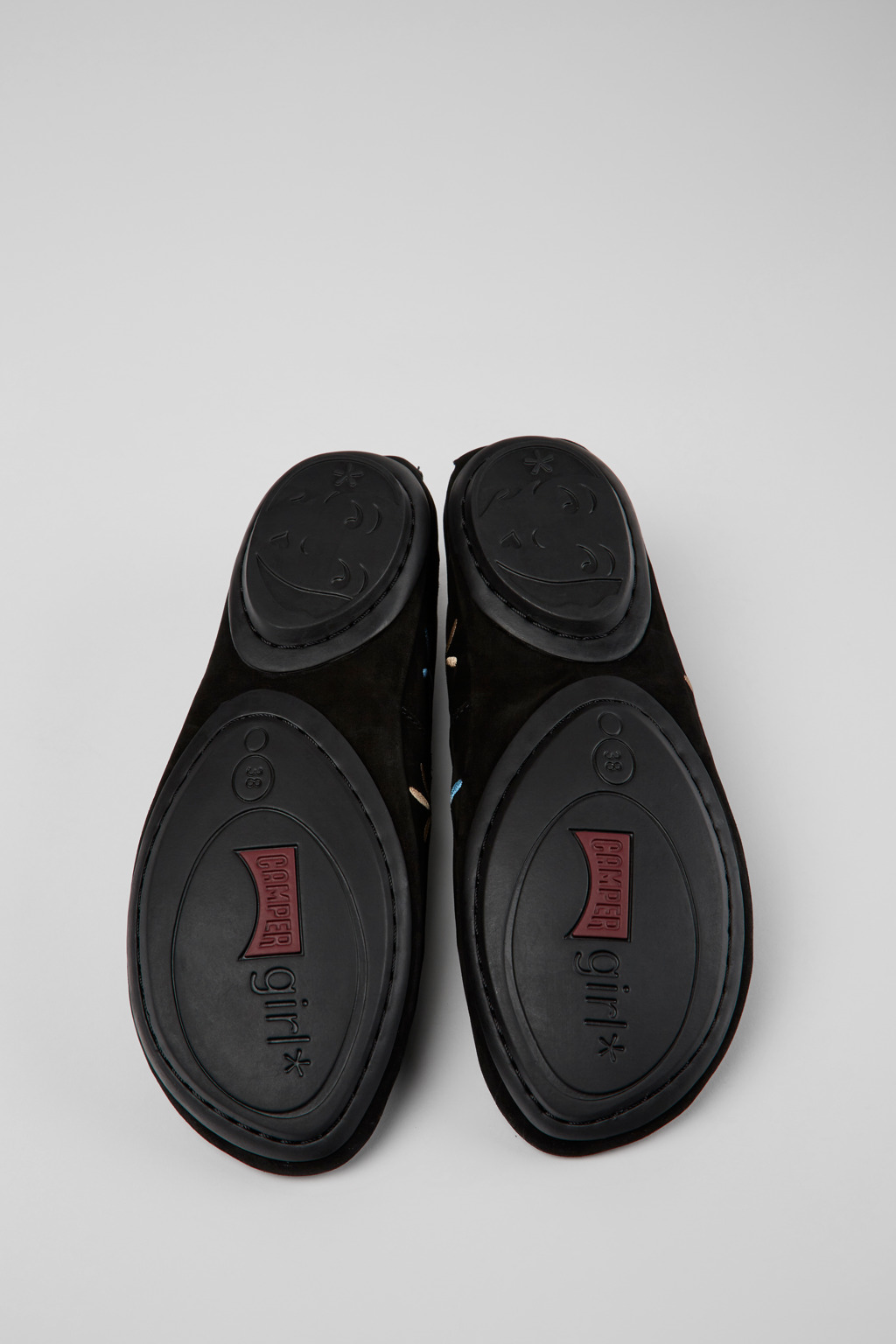 Twins Black nubuck ballerinas for women - Image 5