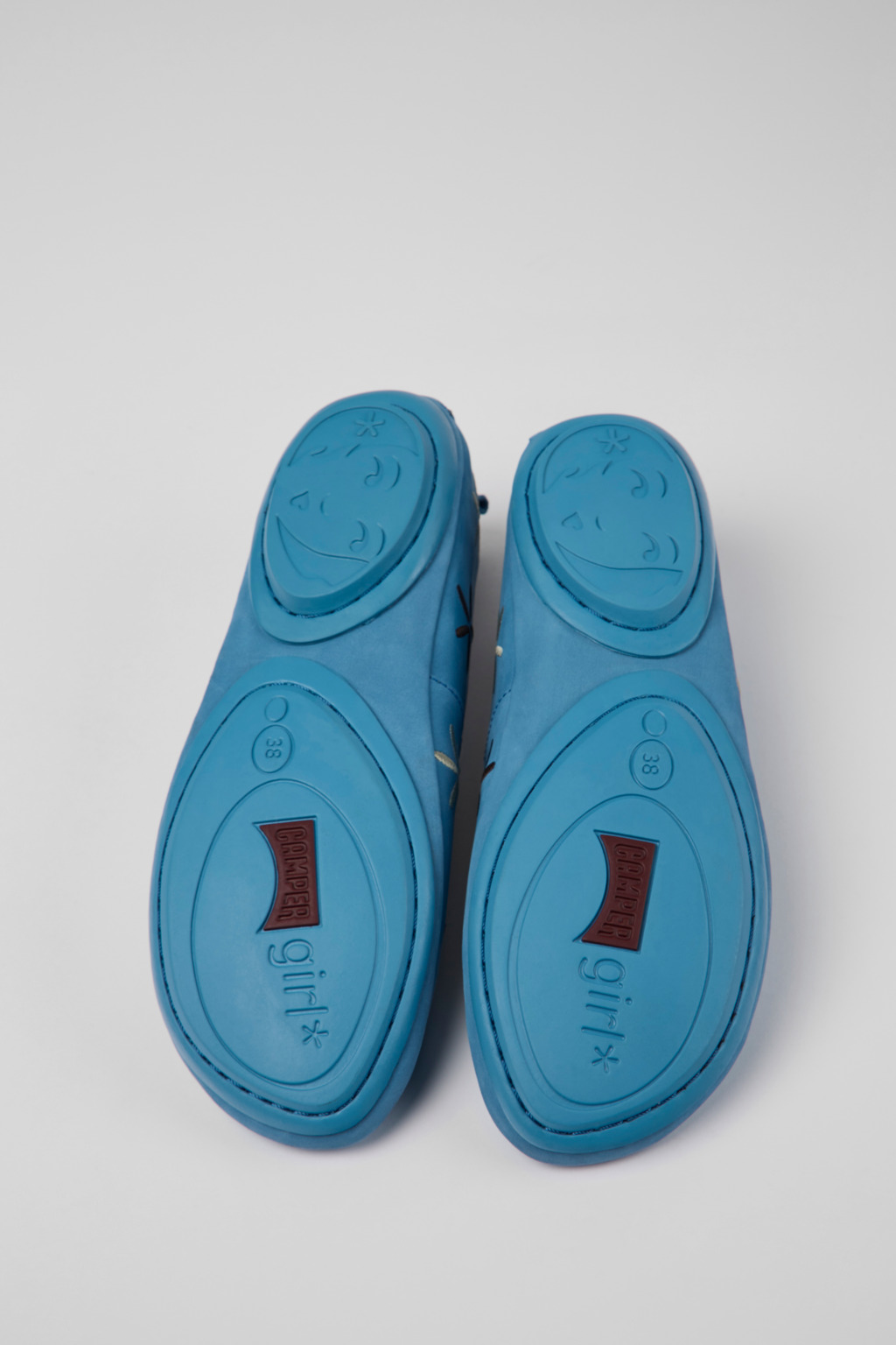 Twins Blue nubuck ballerinas for women - Image 5