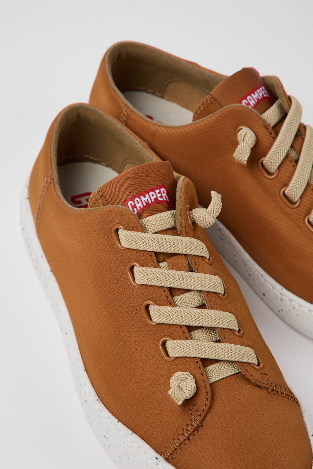 Peu Touring Brown textile sneakers for women