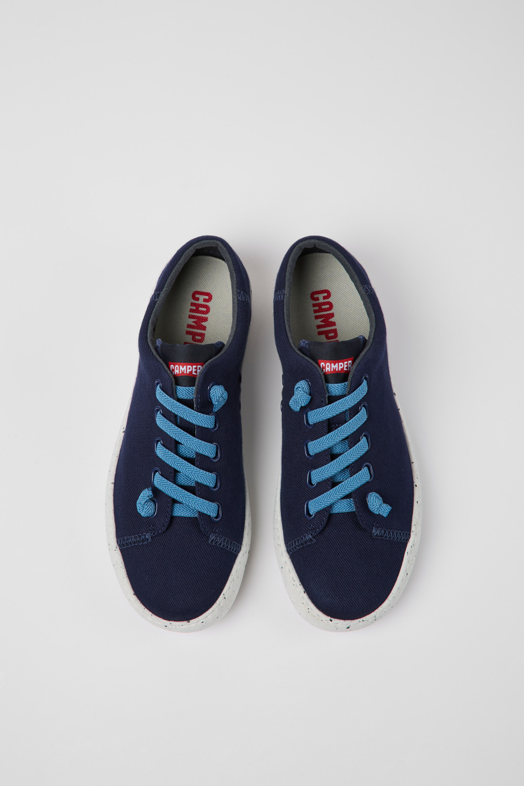 Peu Touring Blue textile sneakers for women - Image 4