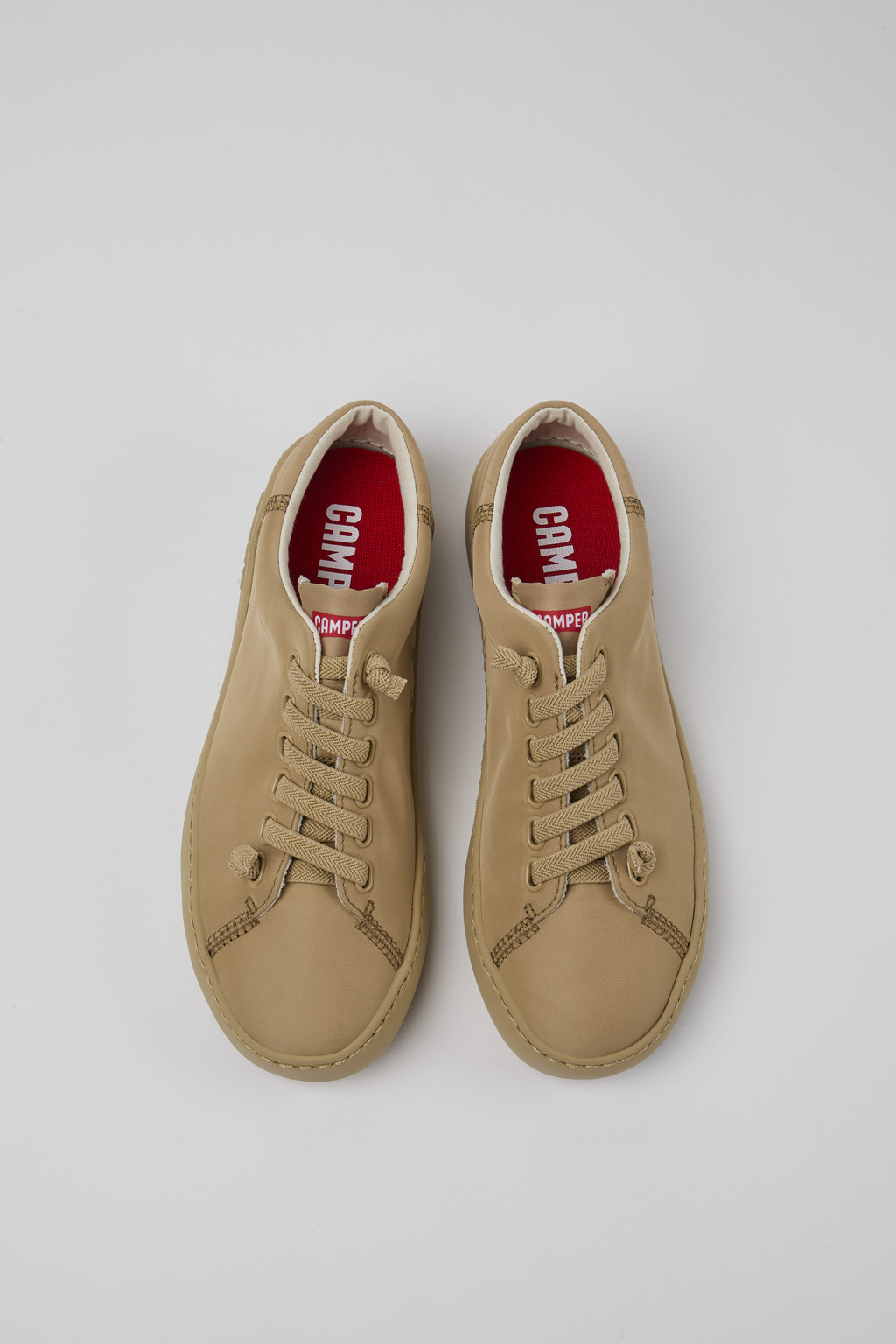 Peu Touring Beige Textile Sneaker for Women - Image 4