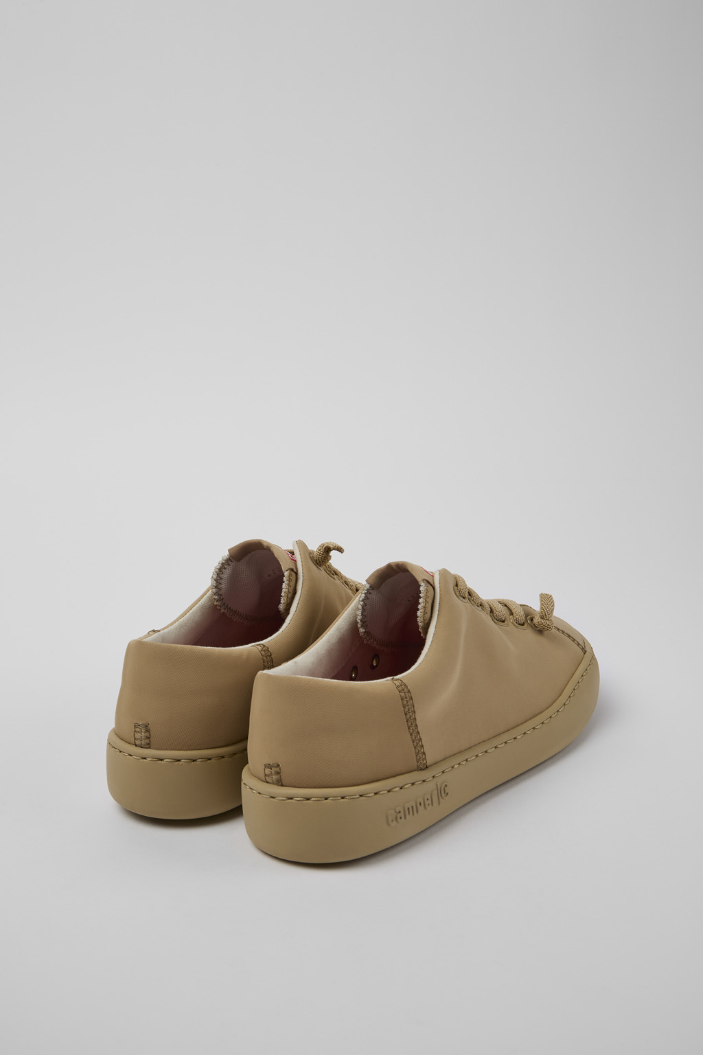 Peu Touring Beige Textile Sneaker for Women - Image 3