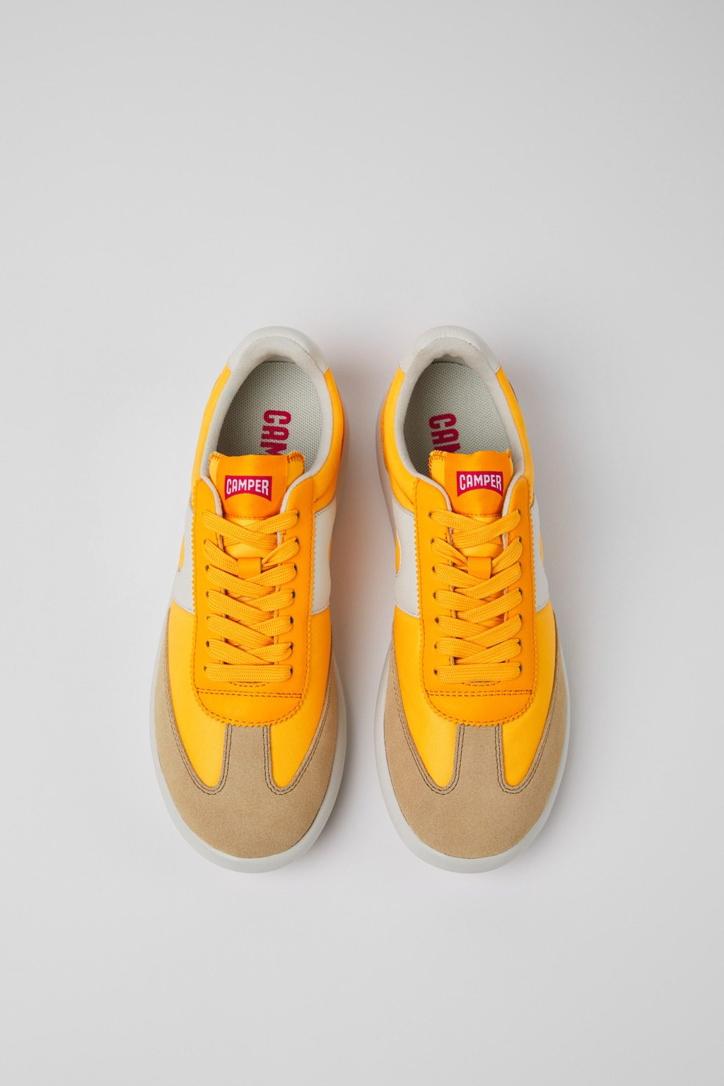 Pelotas XLite Orange leather and textile sneakers for women - Image 4
