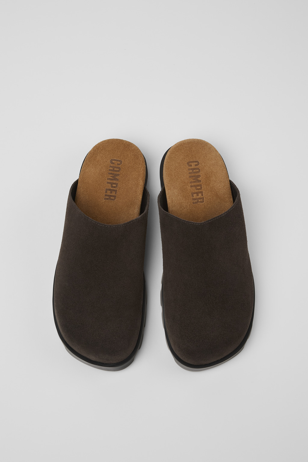 Brutus Sandal Gray Nubuck Clog for Women - Image 4