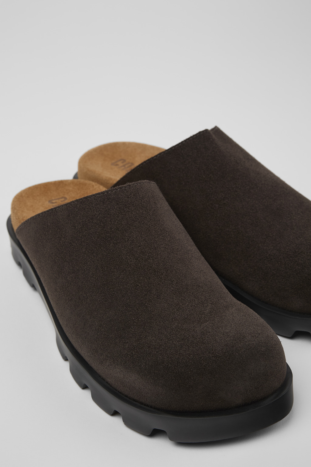 Brutus Sandal Gray Nubuck Clog for Women - Image 6