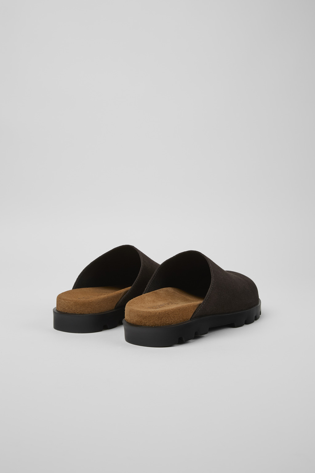 Brutus Sandal Gray Nubuck Clog for Women - Image 3