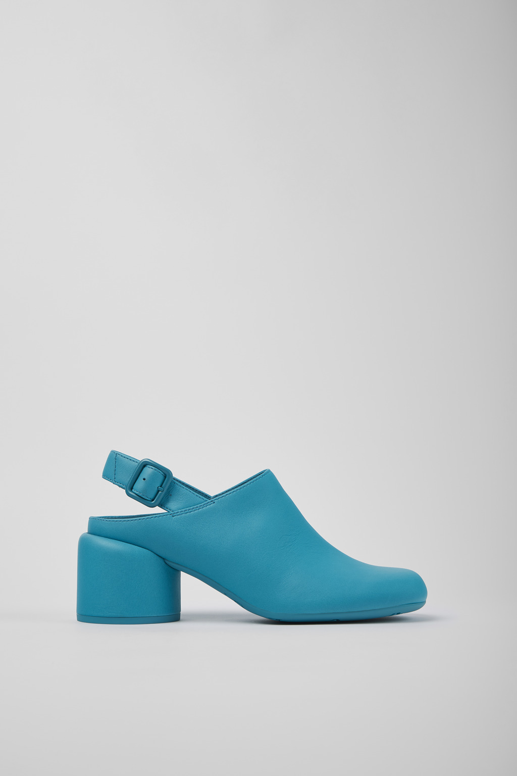 Niki Blue leather heels for women - Image 2