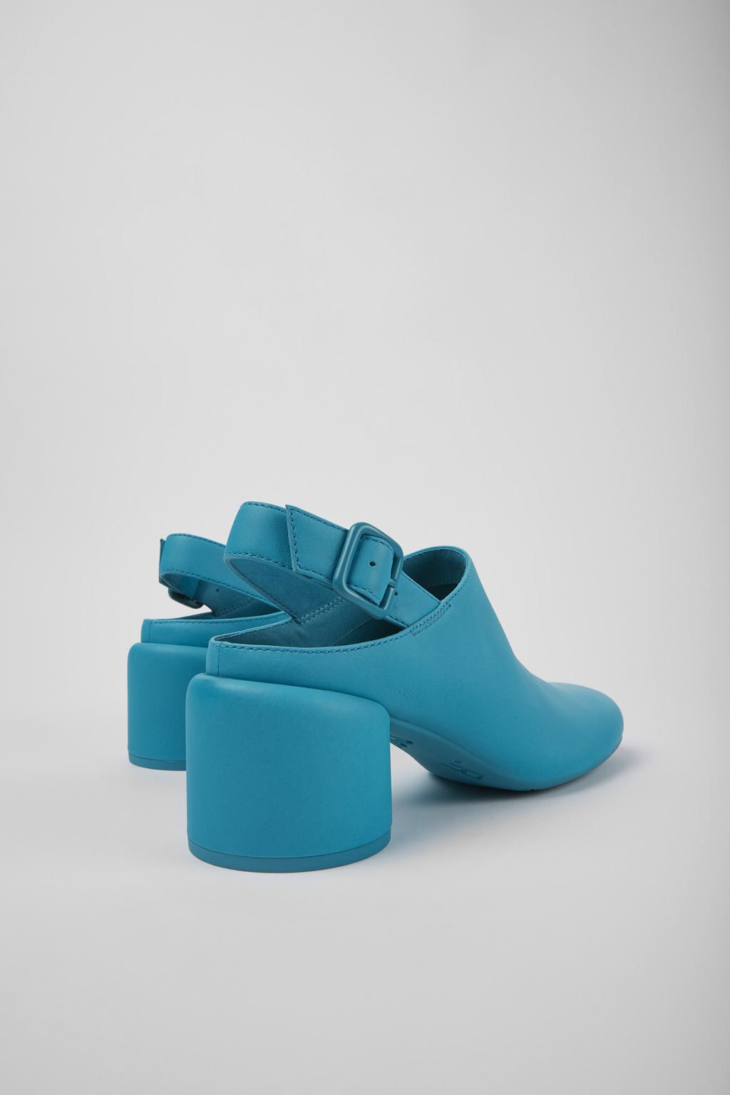 Niki Blue leather heels for women - Image 4