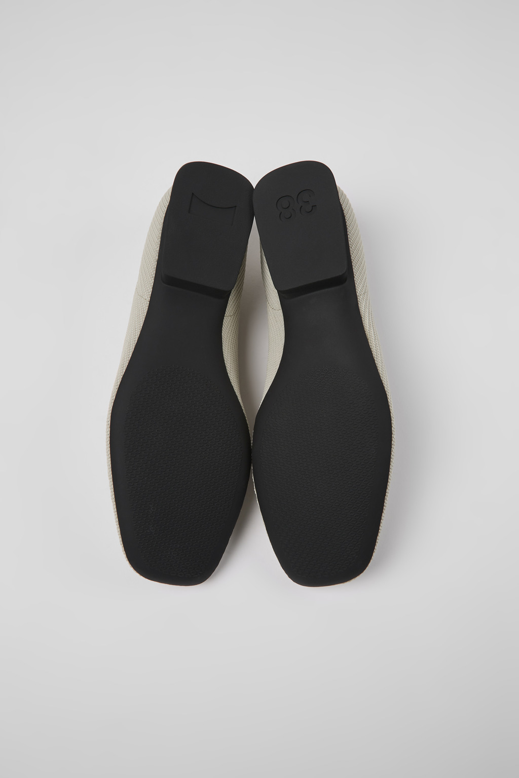 Casi Myra Gray one-piece knit ballerinas for women - Image 5