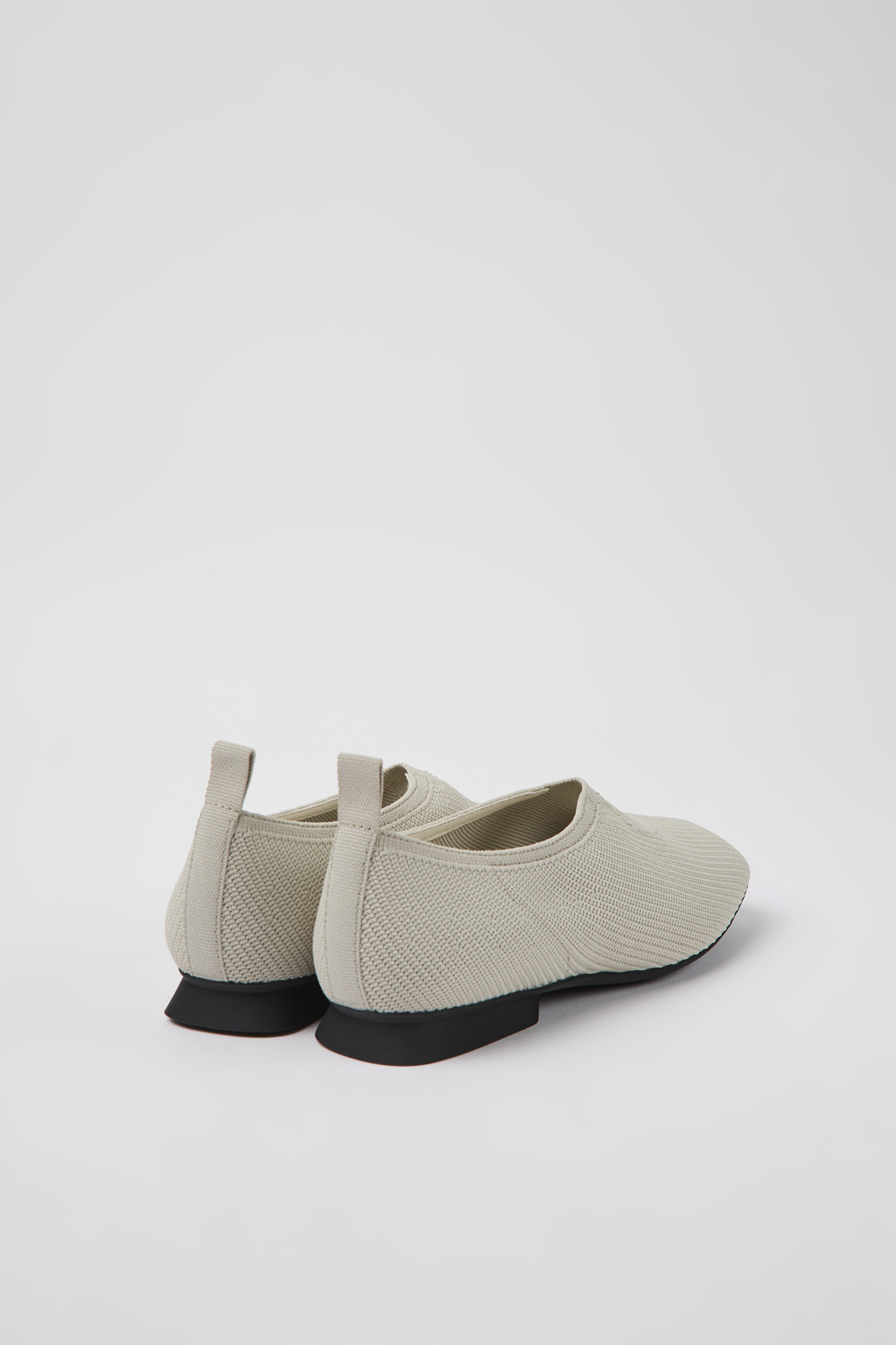 Casi Myra Gray one-piece knit ballerinas for women - Image 3