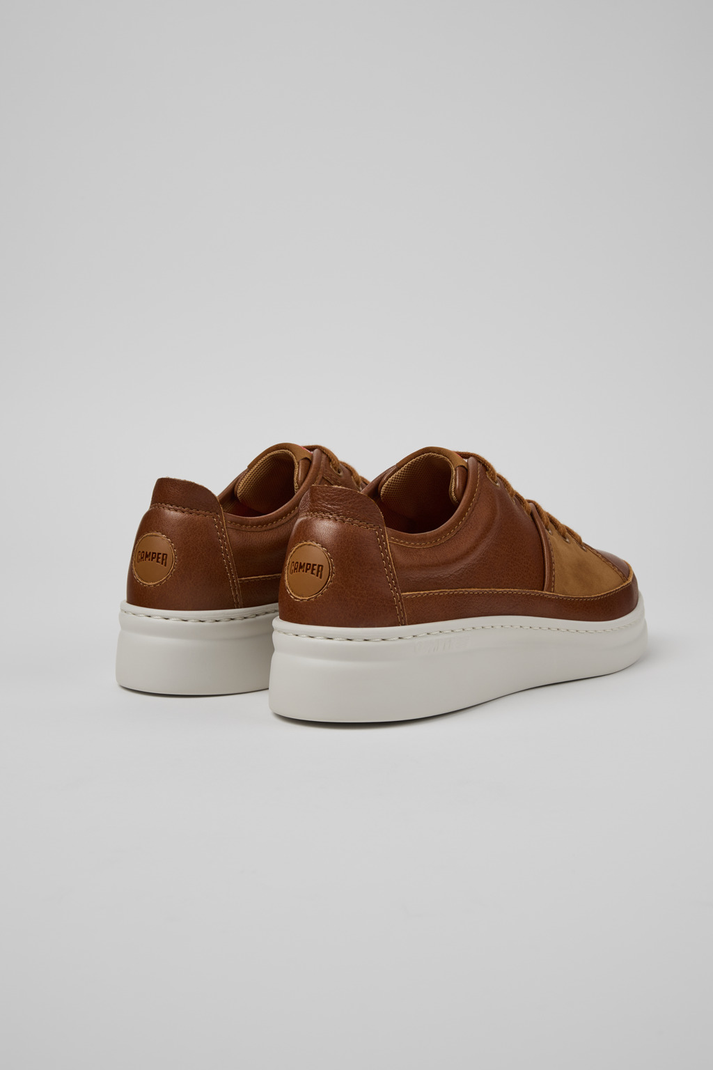 Twins Red Full Grain Sneakers for Women. - Image 3