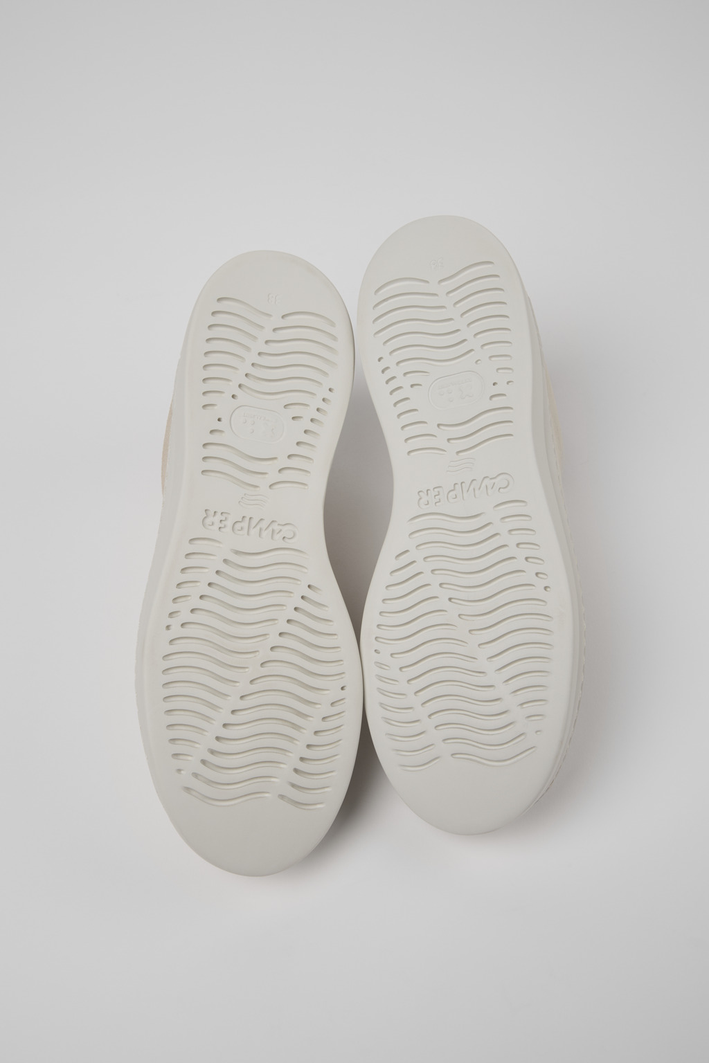 Twins Gray Leather and Nubuck Sneakers for Women. - Image 5