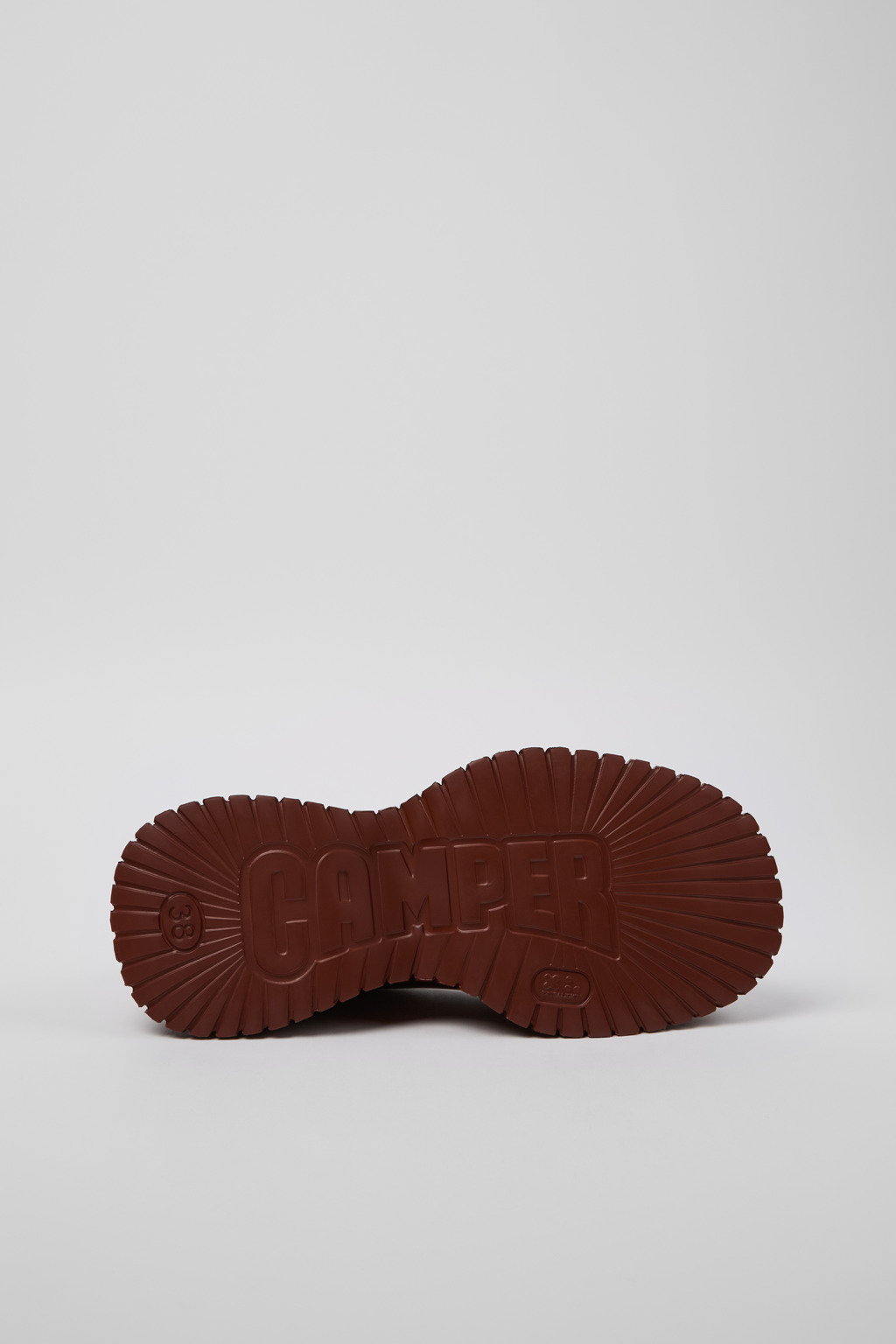 BCN Red Leather Women's Shoe. - Image 5